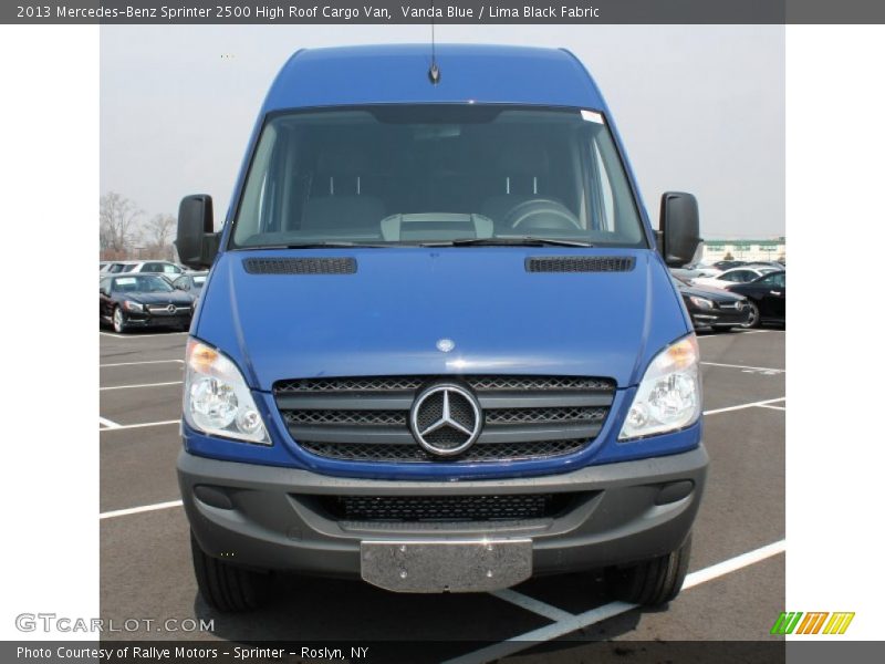Vanda Blue / Lima Black Fabric 2013 Mercedes-Benz Sprinter 2500 High Roof Cargo Van