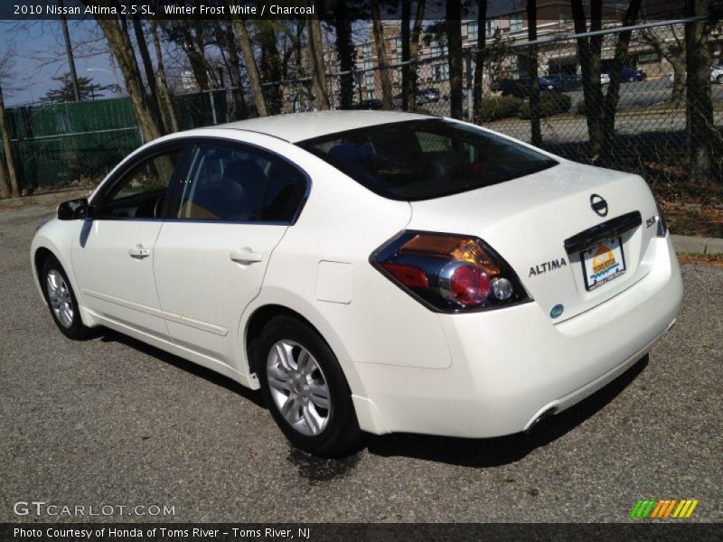 Winter Frost White / Charcoal 2010 Nissan Altima 2.5 SL