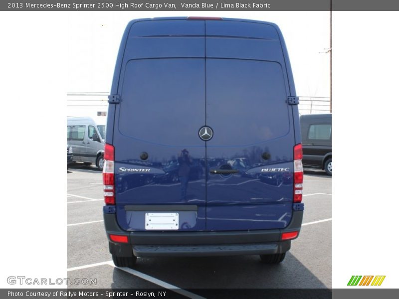 Vanda Blue / Lima Black Fabric 2013 Mercedes-Benz Sprinter 2500 High Roof Cargo Van