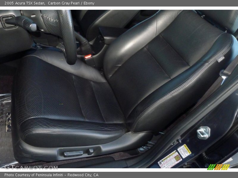 Carbon Gray Pearl / Ebony 2005 Acura TSX Sedan