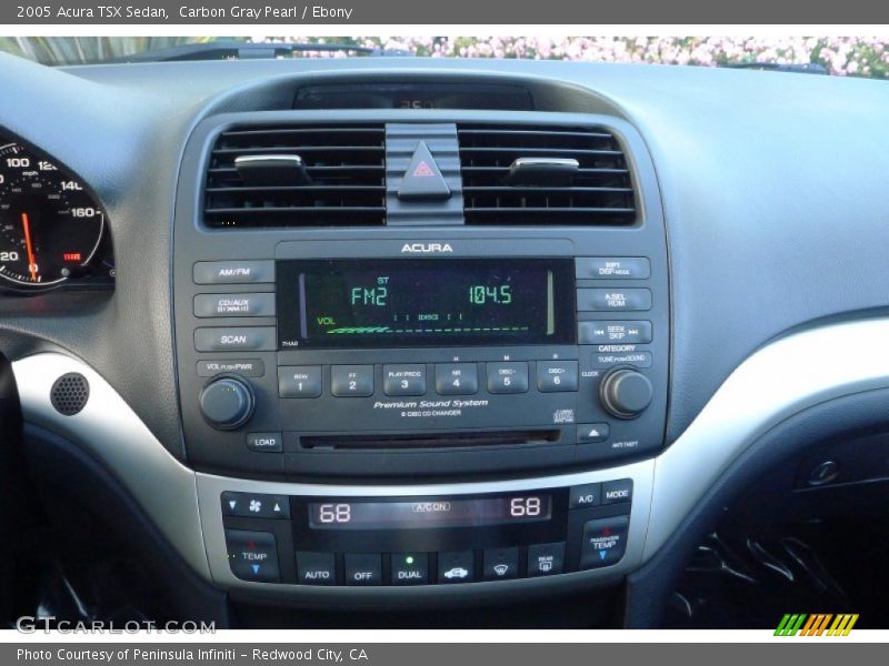 Controls of 2005 TSX Sedan