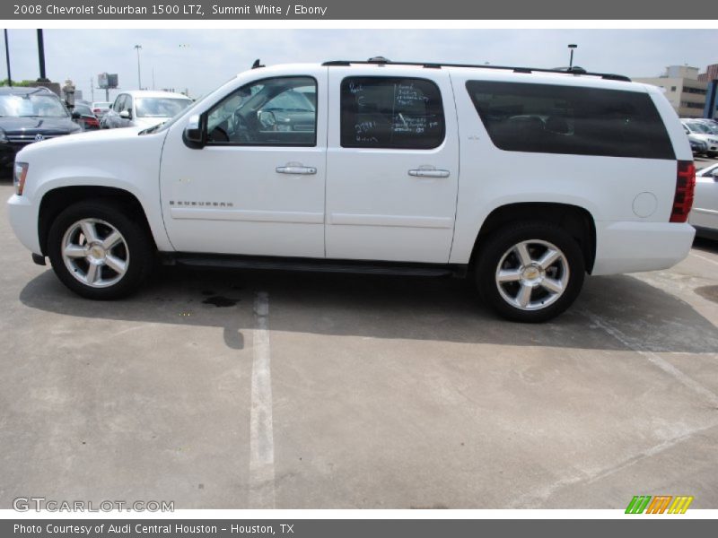 Summit White / Ebony 2008 Chevrolet Suburban 1500 LTZ