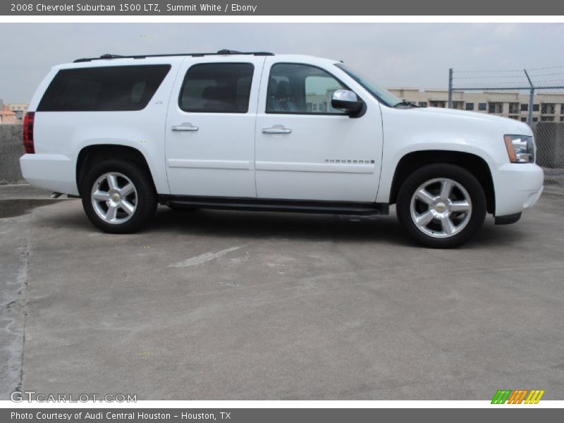 Summit White / Ebony 2008 Chevrolet Suburban 1500 LTZ