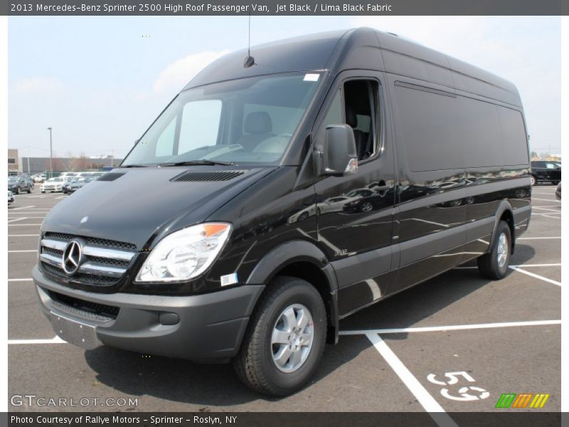 Jet Black / Lima Black Fabric 2013 Mercedes-Benz Sprinter 2500 High Roof Passenger Van