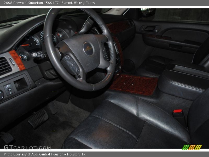 Summit White / Ebony 2008 Chevrolet Suburban 1500 LTZ