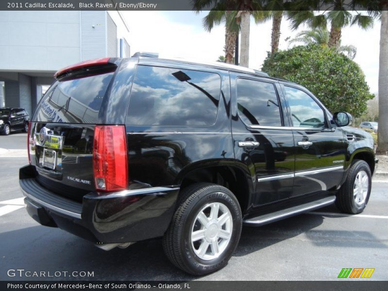 Black Raven / Ebony/Ebony 2011 Cadillac Escalade