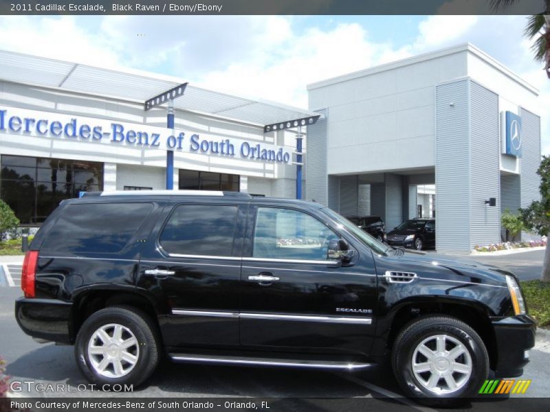 Black Raven / Ebony/Ebony 2011 Cadillac Escalade