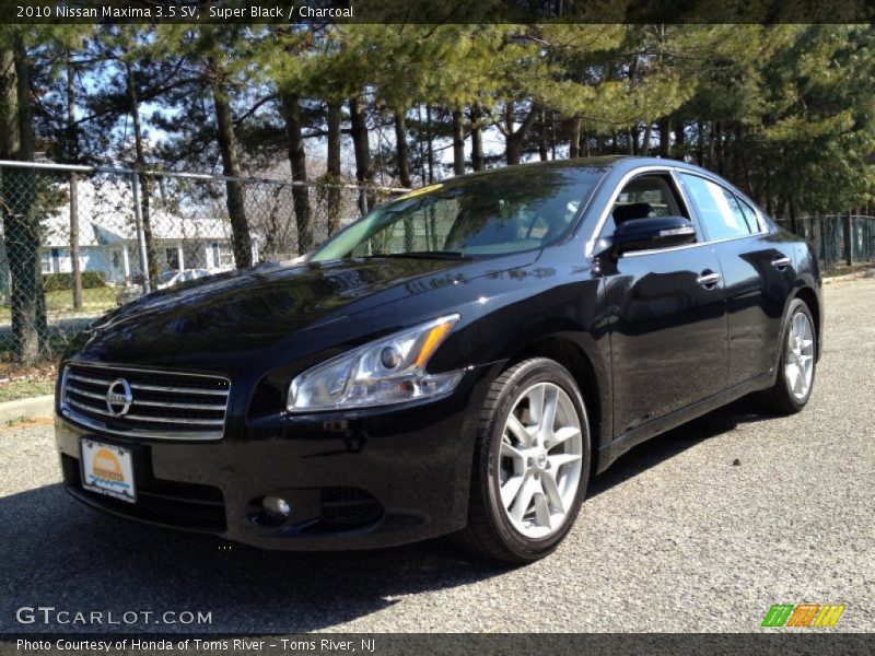 Super Black / Charcoal 2010 Nissan Maxima 3.5 SV