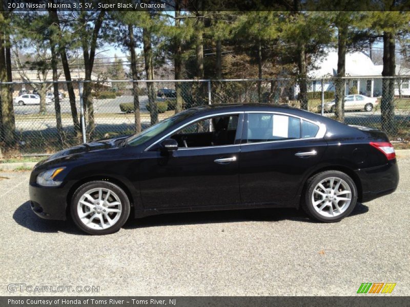 Super Black / Charcoal 2010 Nissan Maxima 3.5 SV