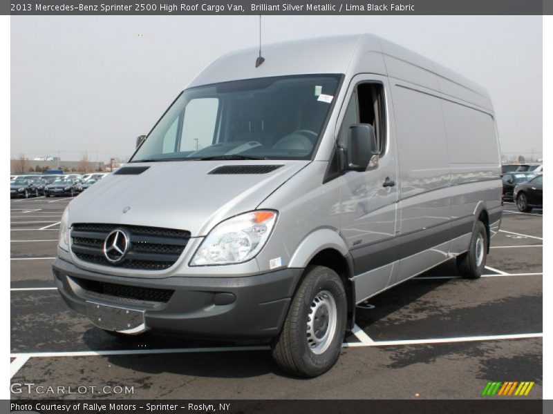 Front 3/4 View of 2013 Sprinter 2500 High Roof Cargo Van