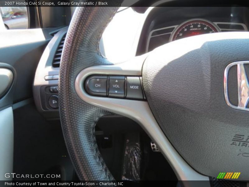Galaxy Gray Metallic / Black 2007 Honda Civic Si Coupe