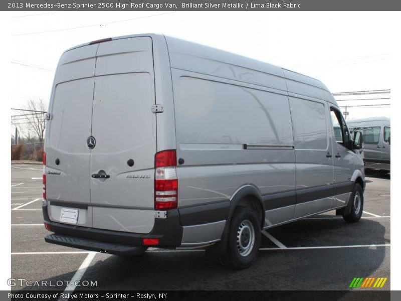 Brilliant Silver Metallic / Lima Black Fabric 2013 Mercedes-Benz Sprinter 2500 High Roof Cargo Van