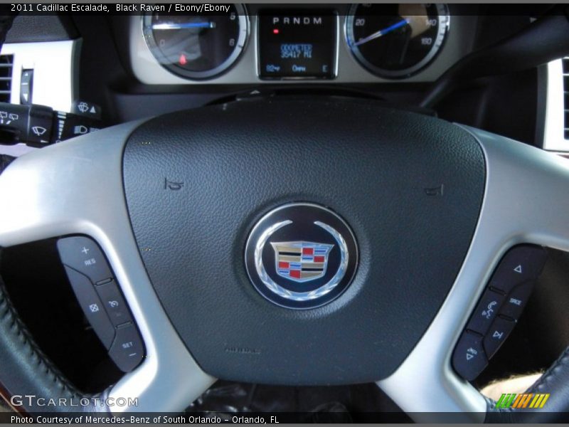 Black Raven / Ebony/Ebony 2011 Cadillac Escalade