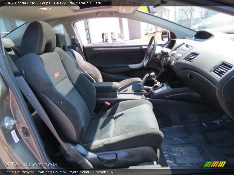 Galaxy Gray Metallic / Black 2007 Honda Civic Si Coupe