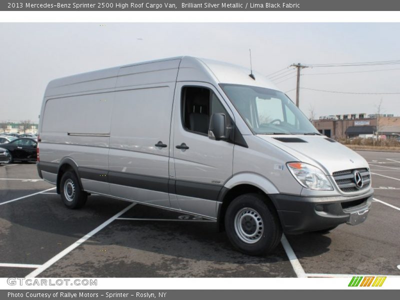 Front 3/4 View of 2013 Sprinter 2500 High Roof Cargo Van