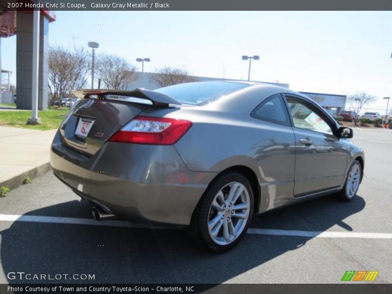 Galaxy Gray Metallic / Black 2007 Honda Civic Si Coupe
