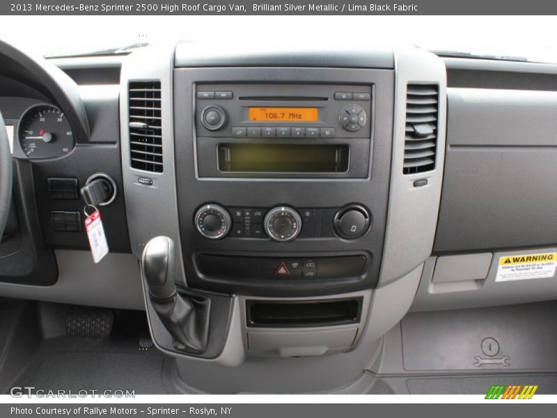 Controls of 2013 Sprinter 2500 High Roof Cargo Van