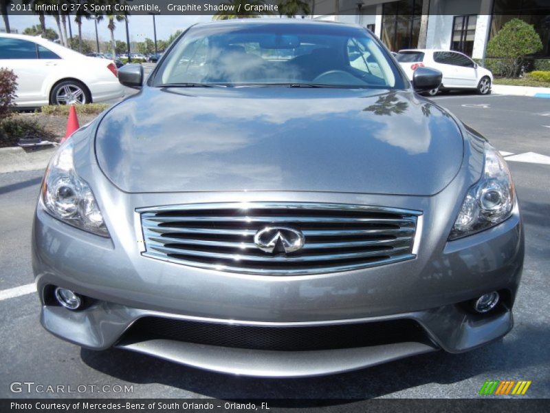 Graphite Shadow / Graphite 2011 Infiniti G 37 S Sport Convertible