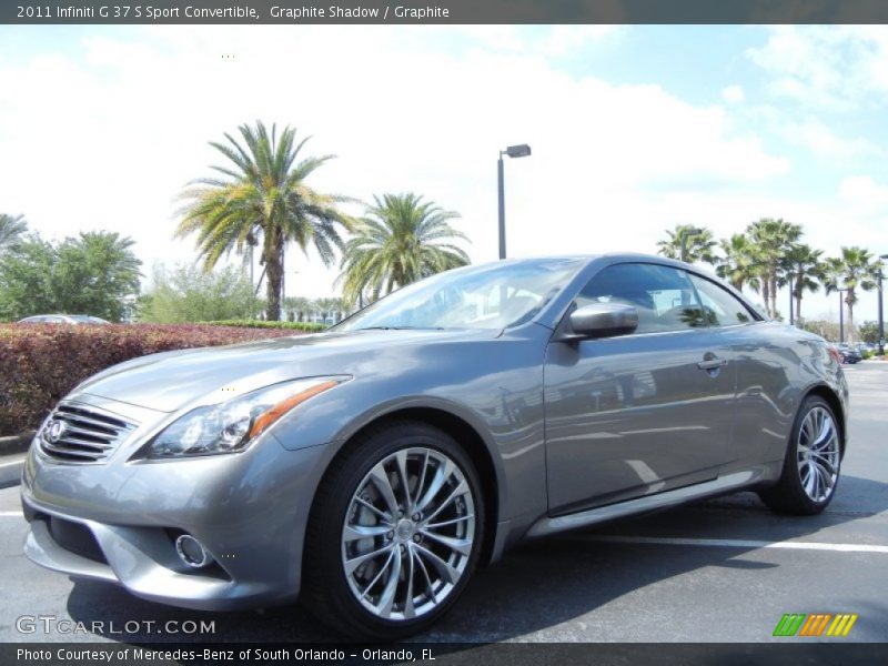 Front 3/4 View of 2011 G 37 S Sport Convertible