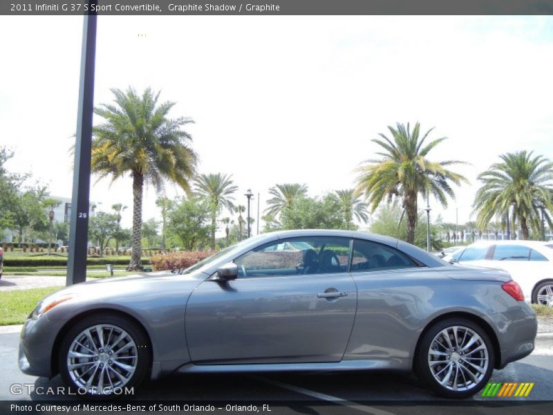 Graphite Shadow / Graphite 2011 Infiniti G 37 S Sport Convertible