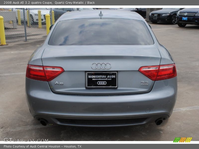 Quartz Grey Metallic / Black 2008 Audi A5 3.2 quattro Coupe