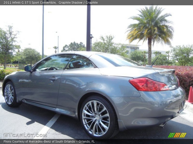 Graphite Shadow / Graphite 2011 Infiniti G 37 S Sport Convertible