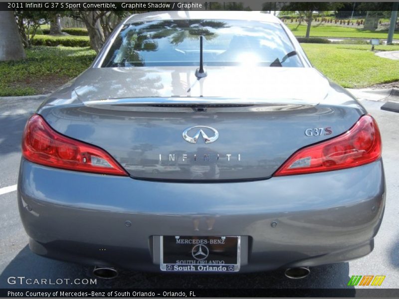 Graphite Shadow / Graphite 2011 Infiniti G 37 S Sport Convertible