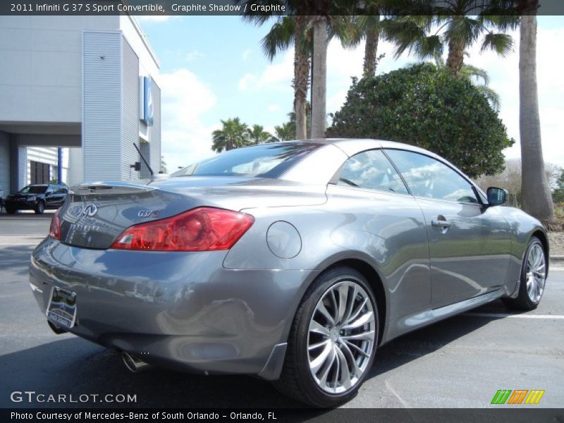 Graphite Shadow / Graphite 2011 Infiniti G 37 S Sport Convertible