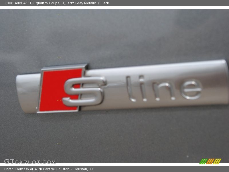 Quartz Grey Metallic / Black 2008 Audi A5 3.2 quattro Coupe