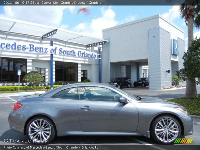 Graphite Shadow / Graphite 2011 Infiniti G 37 S Sport Convertible
