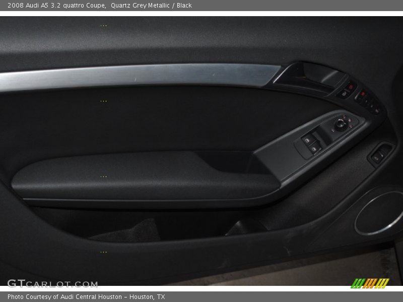 Quartz Grey Metallic / Black 2008 Audi A5 3.2 quattro Coupe