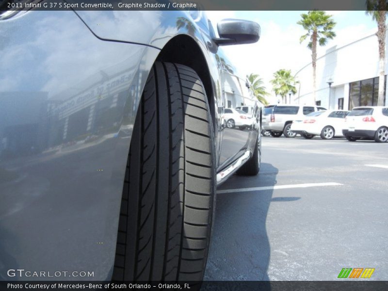 Graphite Shadow / Graphite 2011 Infiniti G 37 S Sport Convertible
