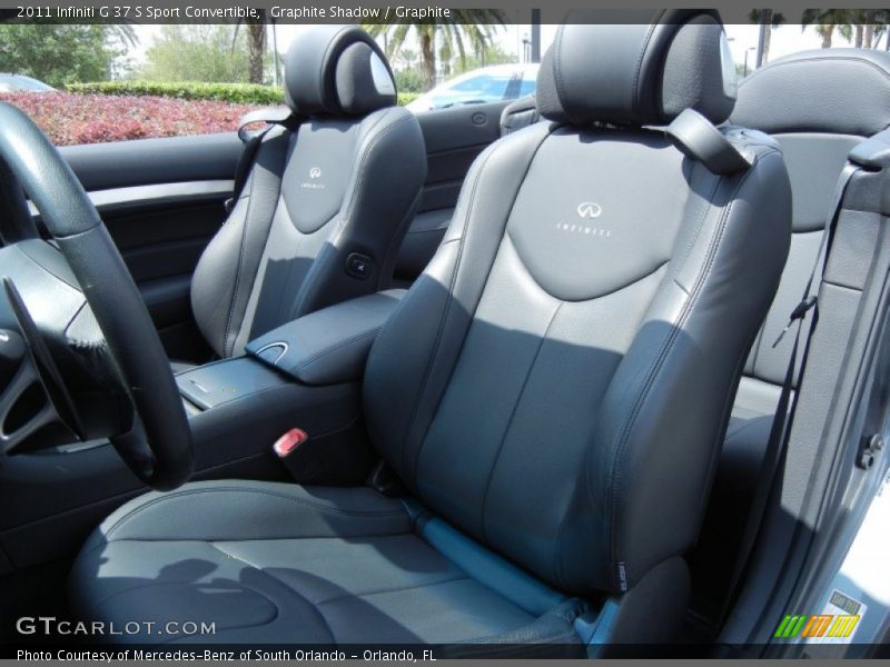 Front Seat of 2011 G 37 S Sport Convertible