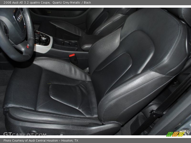 Quartz Grey Metallic / Black 2008 Audi A5 3.2 quattro Coupe