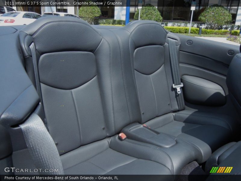 Graphite Shadow / Graphite 2011 Infiniti G 37 S Sport Convertible