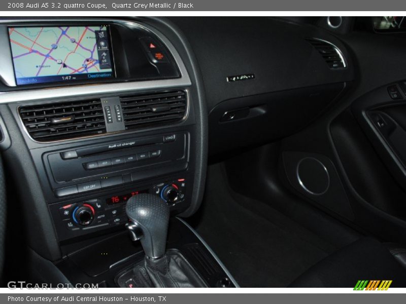 Quartz Grey Metallic / Black 2008 Audi A5 3.2 quattro Coupe