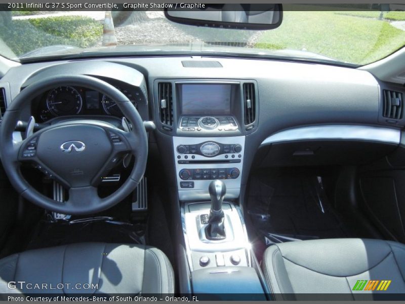 Dashboard of 2011 G 37 S Sport Convertible