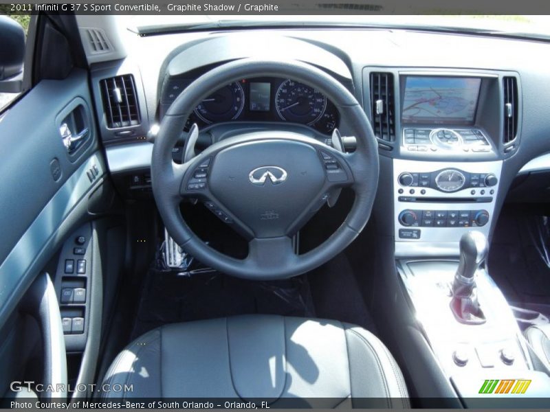 Graphite Shadow / Graphite 2011 Infiniti G 37 S Sport Convertible