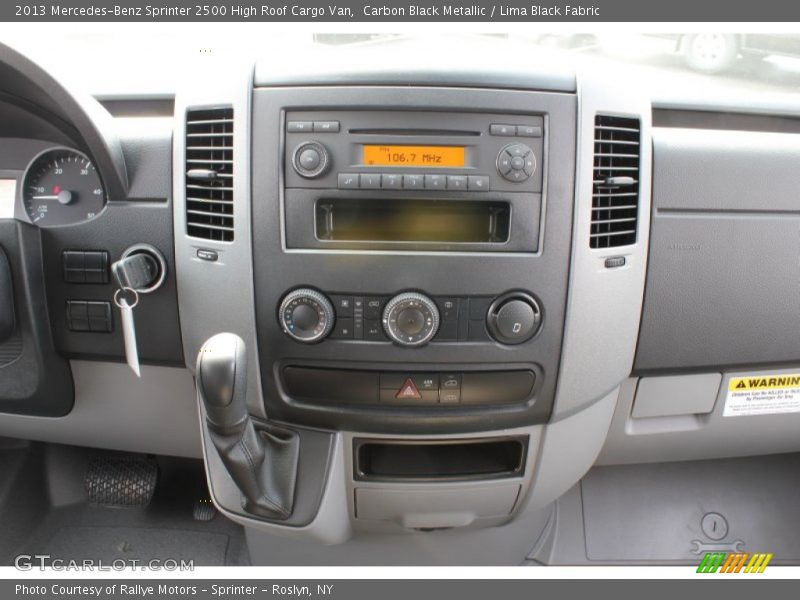 Controls of 2013 Sprinter 2500 High Roof Cargo Van