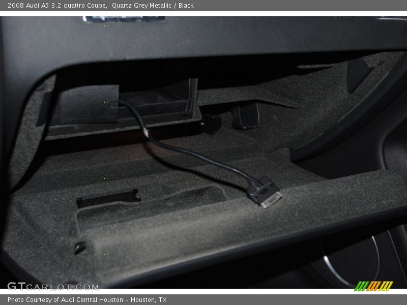 Quartz Grey Metallic / Black 2008 Audi A5 3.2 quattro Coupe