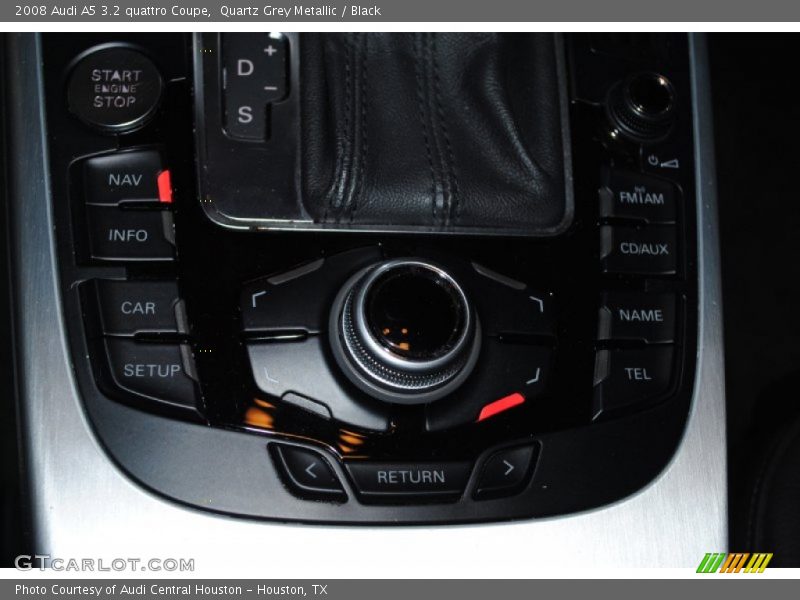Quartz Grey Metallic / Black 2008 Audi A5 3.2 quattro Coupe