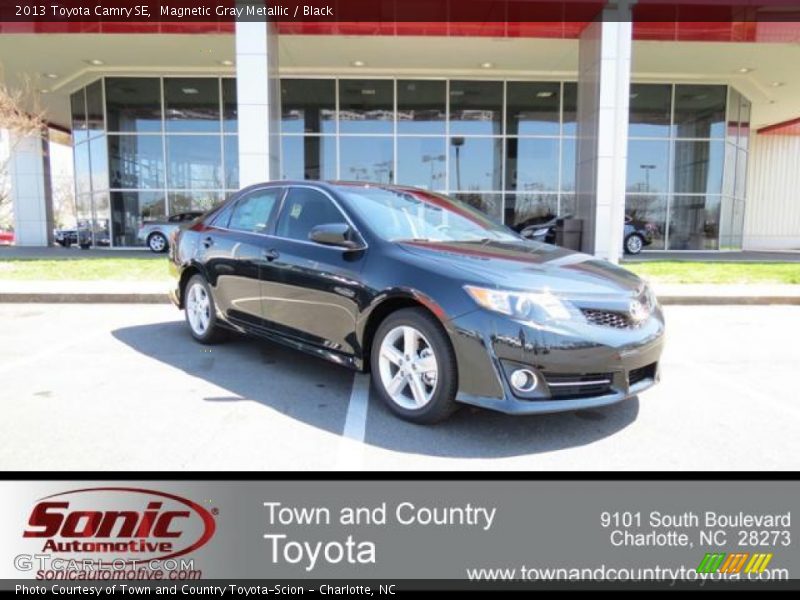 Magnetic Gray Metallic / Black 2013 Toyota Camry SE