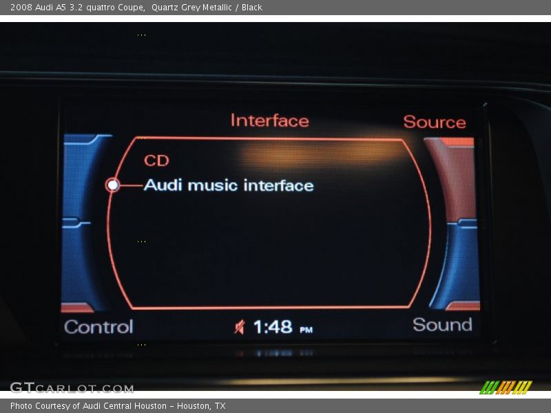 Quartz Grey Metallic / Black 2008 Audi A5 3.2 quattro Coupe