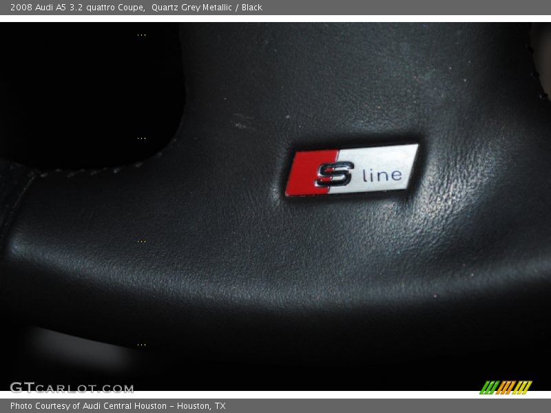 Quartz Grey Metallic / Black 2008 Audi A5 3.2 quattro Coupe