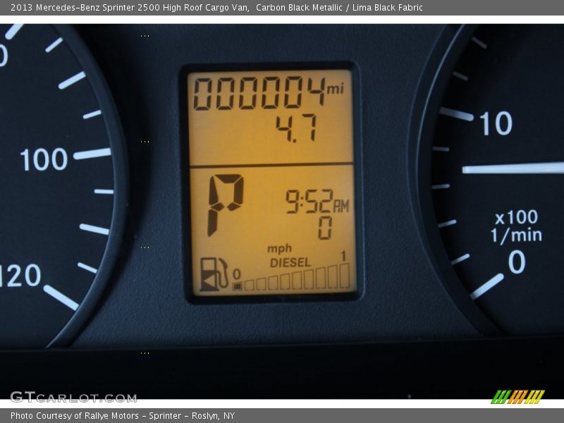 Carbon Black Metallic / Lima Black Fabric 2013 Mercedes-Benz Sprinter 2500 High Roof Cargo Van
