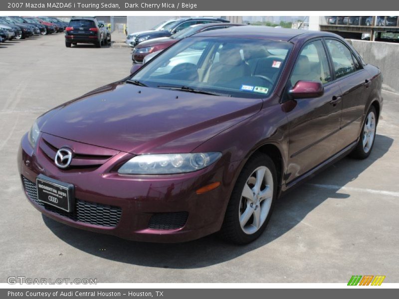 Dark Cherry Mica / Beige 2007 Mazda MAZDA6 i Touring Sedan