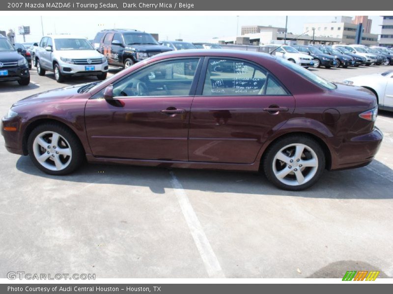 Dark Cherry Mica / Beige 2007 Mazda MAZDA6 i Touring Sedan