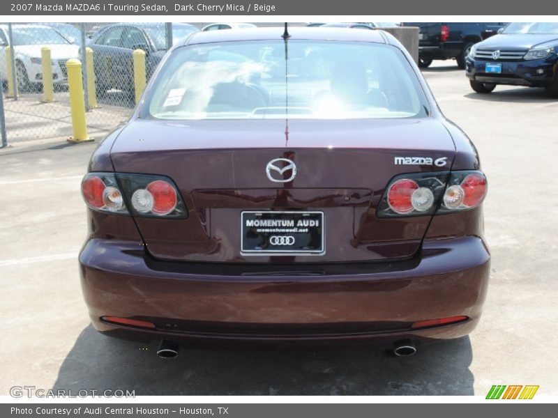 Dark Cherry Mica / Beige 2007 Mazda MAZDA6 i Touring Sedan