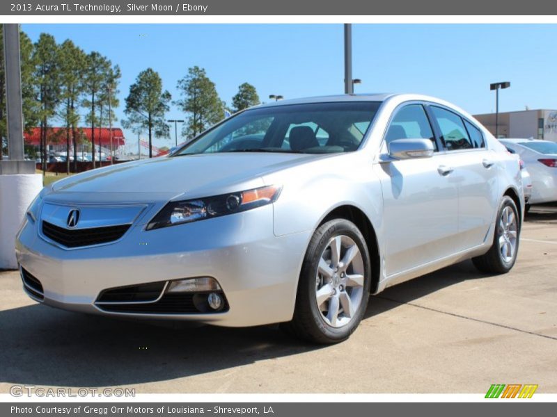 Silver Moon / Ebony 2013 Acura TL Technology
