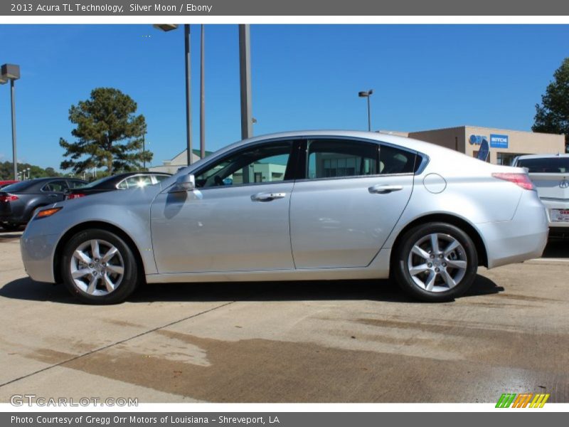 Silver Moon / Ebony 2013 Acura TL Technology